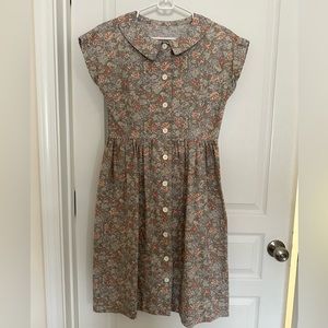 Flower print vintage style dress